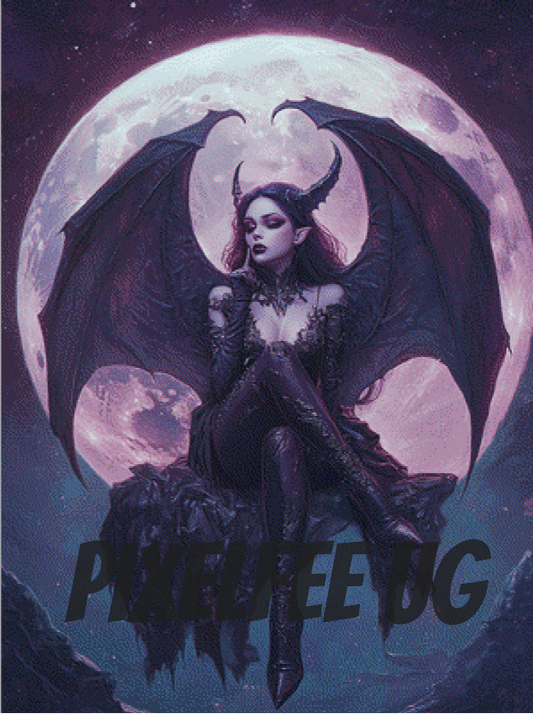Pixelfee Diamond Painting Waiting von Sandrietta_ai