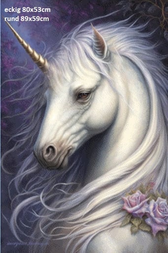 Pixelfee Diamond Painting Morgana #30 Einhorn von Morgana.fantasy.ai