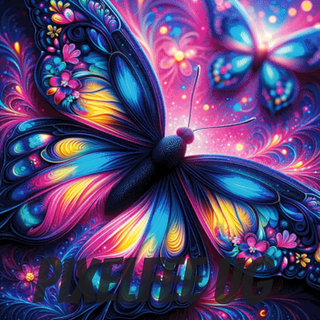 Pixelfee Diamond Painting Schmetterding von Sandrietta_ai