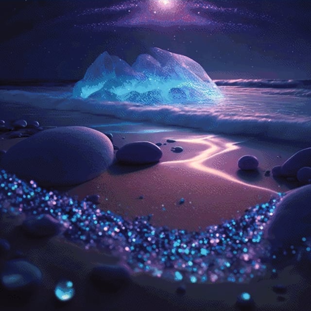 Pixelfee Diamond Painting Mythical Desings #4 Moonrise Glow