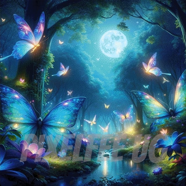 Pixelfee Diamond Painting Butterflies von Sandrietta_ai