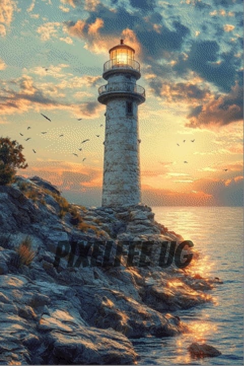 Pixelfee Diamond Painting Lighthouse #2 von Kreativköter