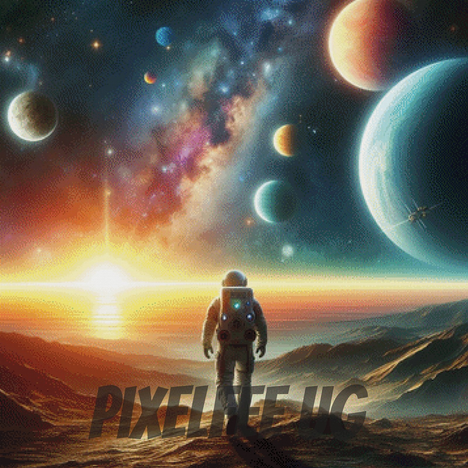 Pixelfee Diamond Painting Spaceman #1 von Pears