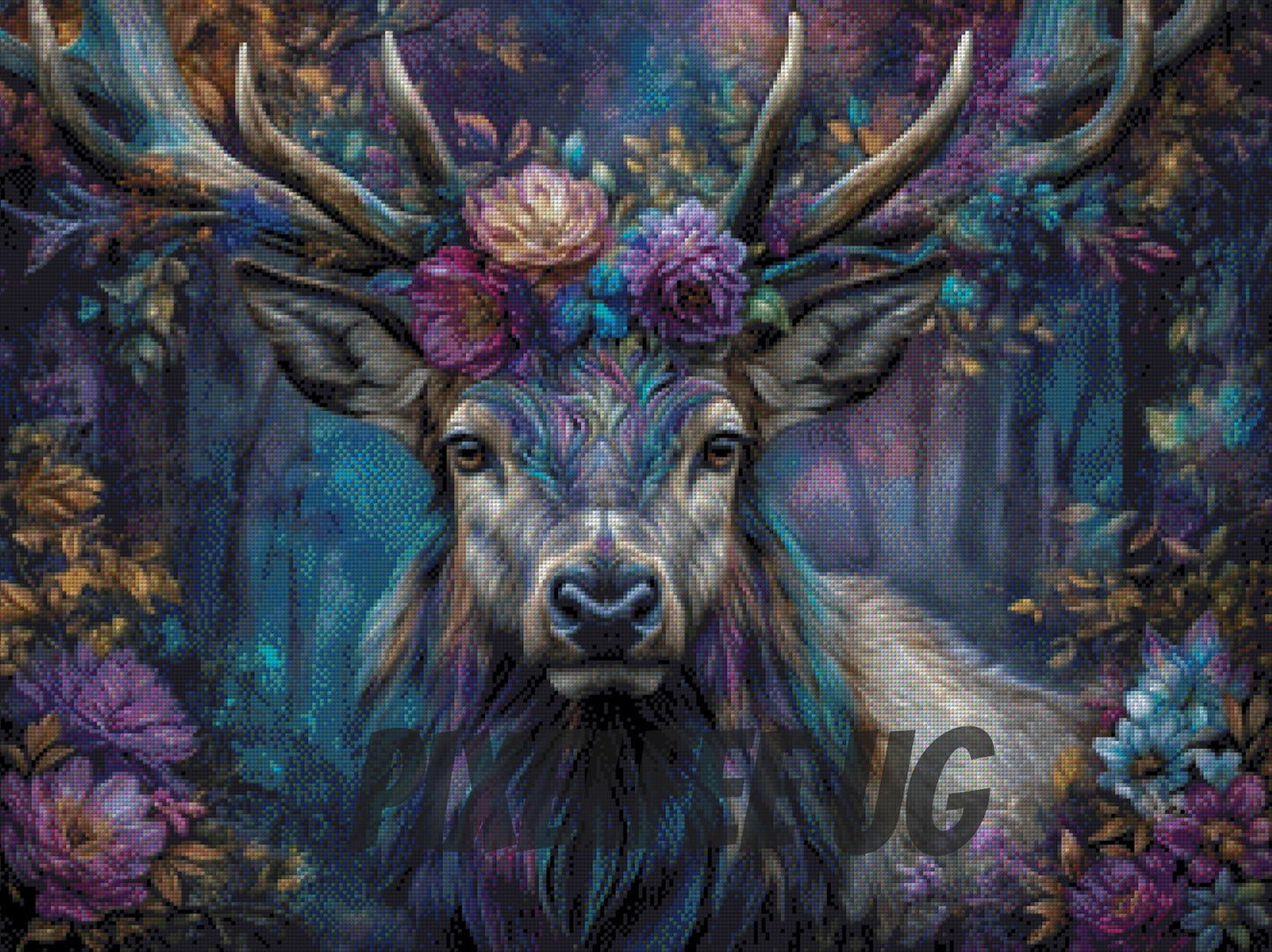 Pixelfee Diamond Painting Bobvons Buck von Kreativköter