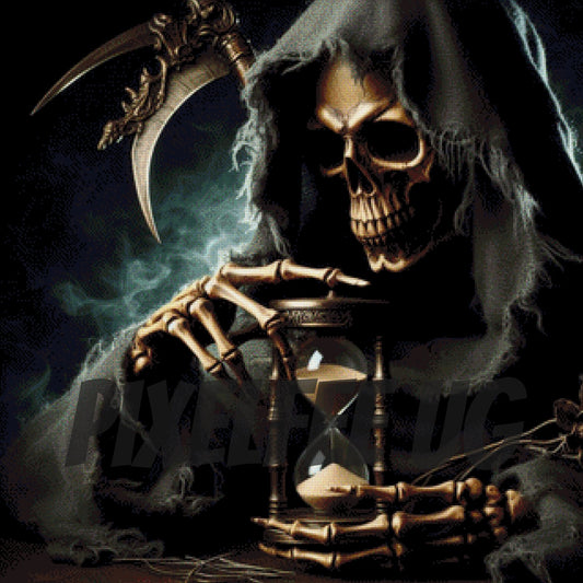 Pixelfee Diamond Painting Time Reaper von Raven
