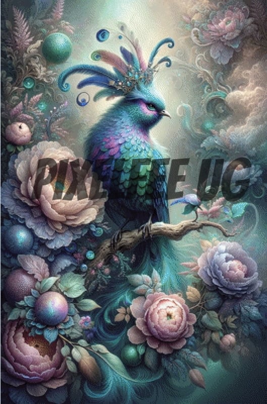 Pixelfee Diamond Painting Wunderschöner Piepvogel von Sandrietta_ai