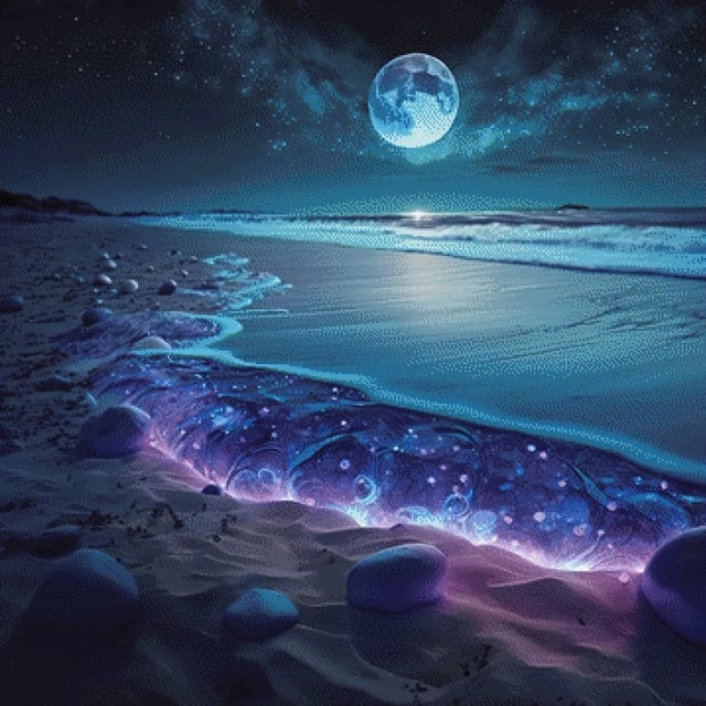 Pixelfee Diamond Painting Mythical Desings #3 Moonrise