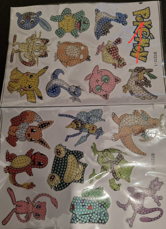 Sonderverkauf: Taschenmonster Aufkleber Sets