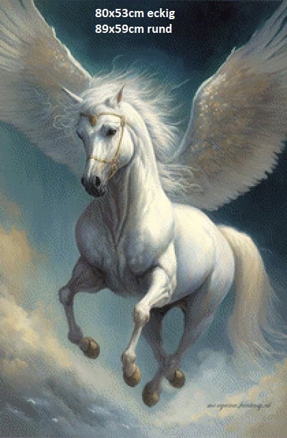 Pixelfee Diamond Painting Morgana 12 Pegasus von Morgana.fantasy.ai