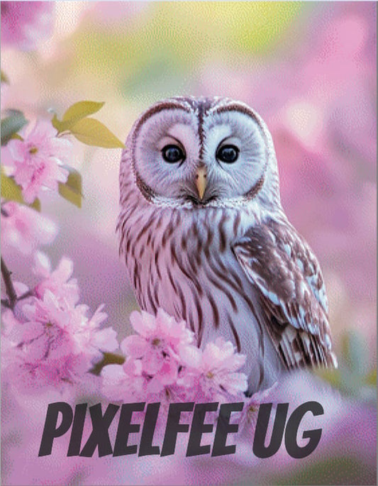 Pixelfee Diamond Painting Eule #1 von Kreativköter