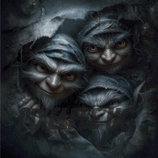 Pixelfee Diamond Painting 3 Gnome von Lexxa