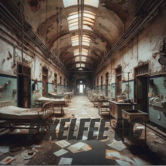 Pixelfee Diamond Painting rotten hospital von Pears
