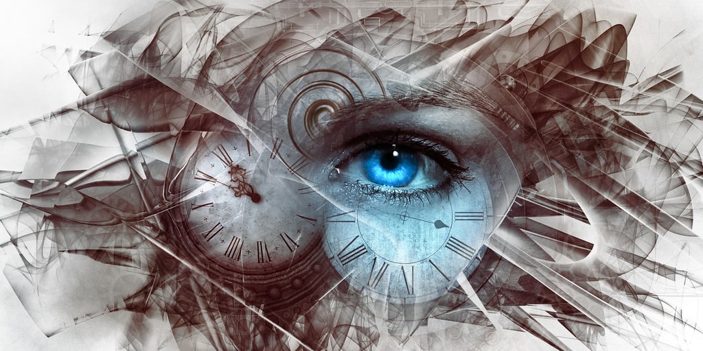 Pixelfee Diamond Painting Bild: Die Uhr im Blick