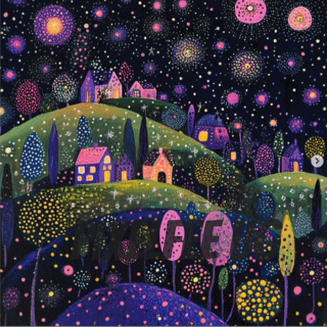 Pixelfee Diamond Painting Nightfall #2 von NeikaDesigns