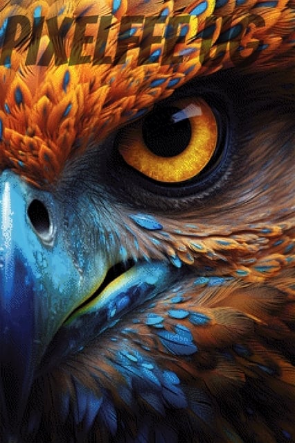Pixelfee Diamond Painting Eagle von Sandrietta_ai