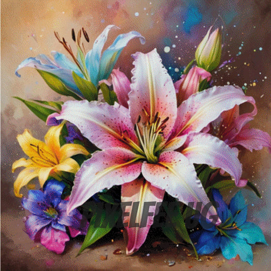 Pixelfee Diamond Painting Lilien von ArtRosa