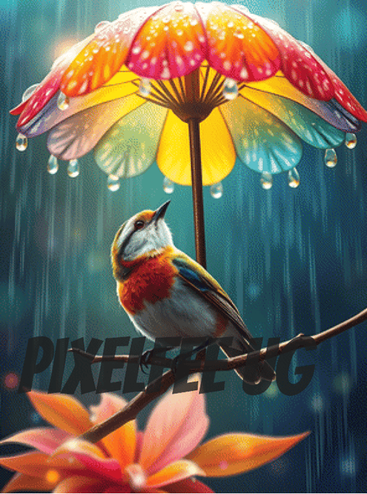 Pixelfee Diamond Painting Rainy Day #2 von Pears