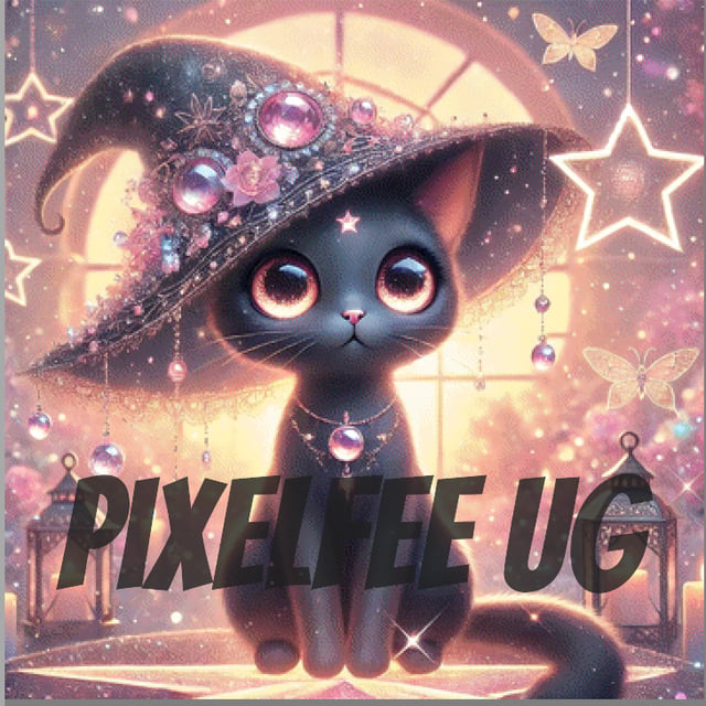 Pixelfee Diamond Painting Witch Kitty von Sandrietta_ai