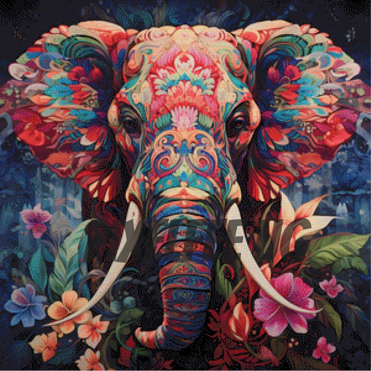 Pixelfee Diamond Painting Buntifant von ArtRosa