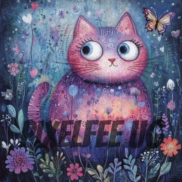 Pixelfee Diamond Painting Adipussy von Kreativköter