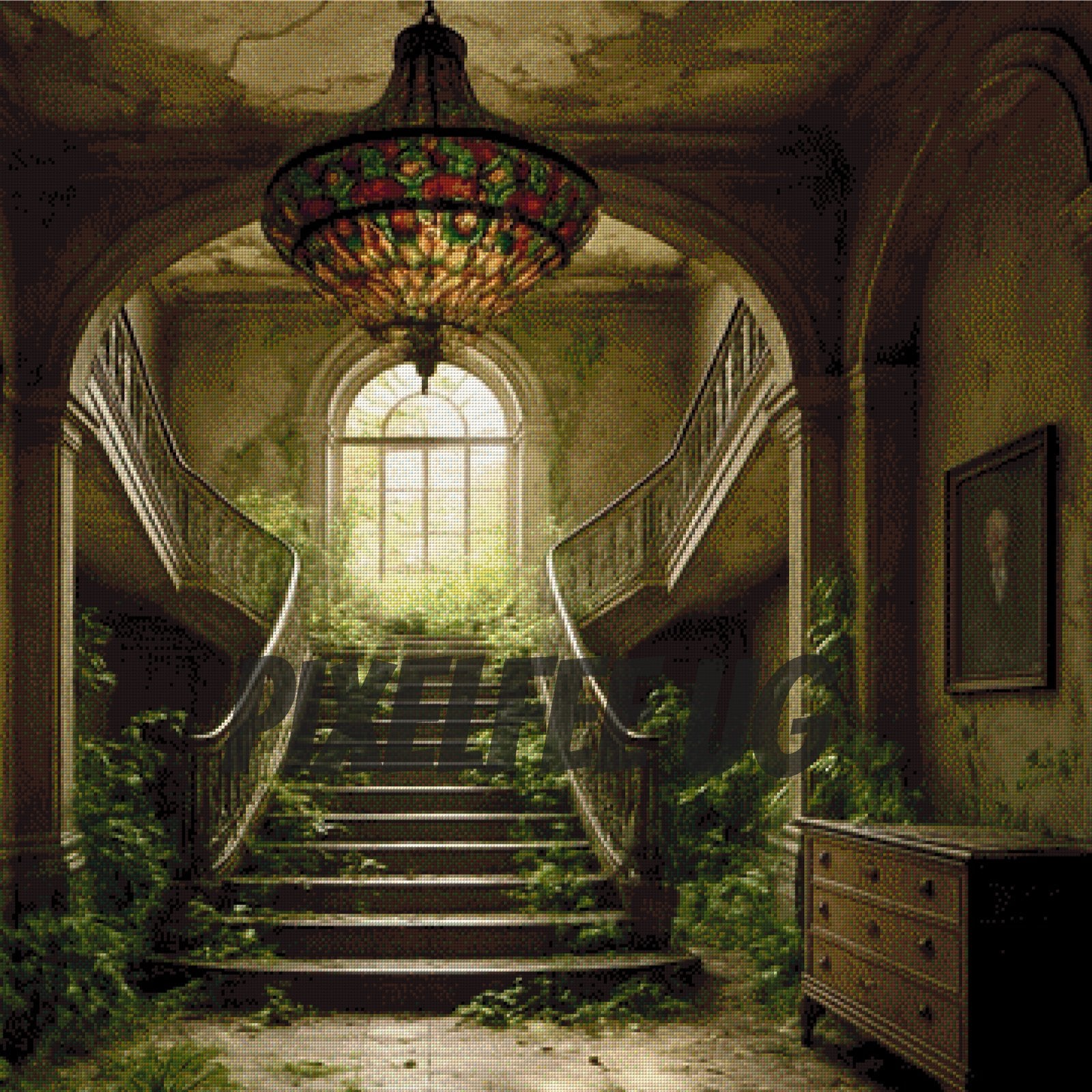 Pixelfee Diamond Painting Foyer von Raven