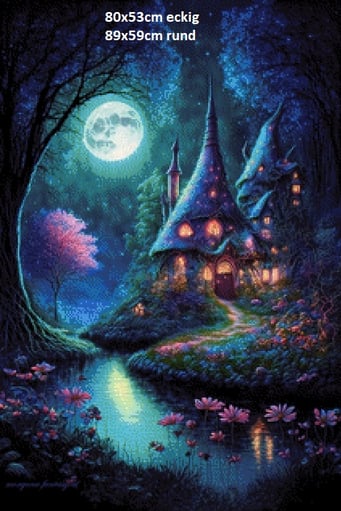 Pixelfee Diamond Painting Morgana 3 Zauberwald von Morgana.fantasy.ai