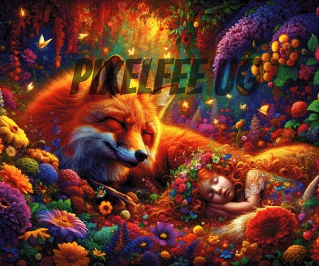 Pixelfee Diamond Painting Quite Place von Sandrietta_ai