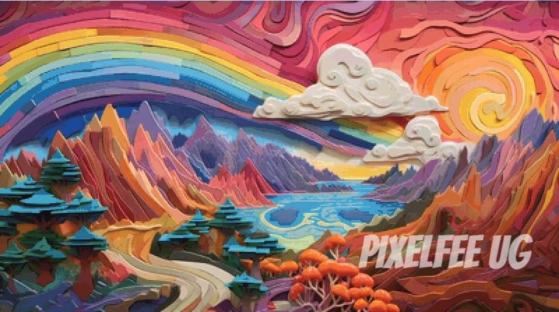 Pixelfee Diamond Painting Gebirge#1