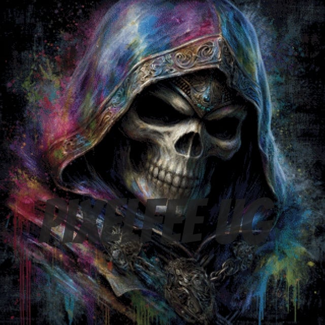 Pixelfee Diamond Painting Color Deathmen von Lexxa