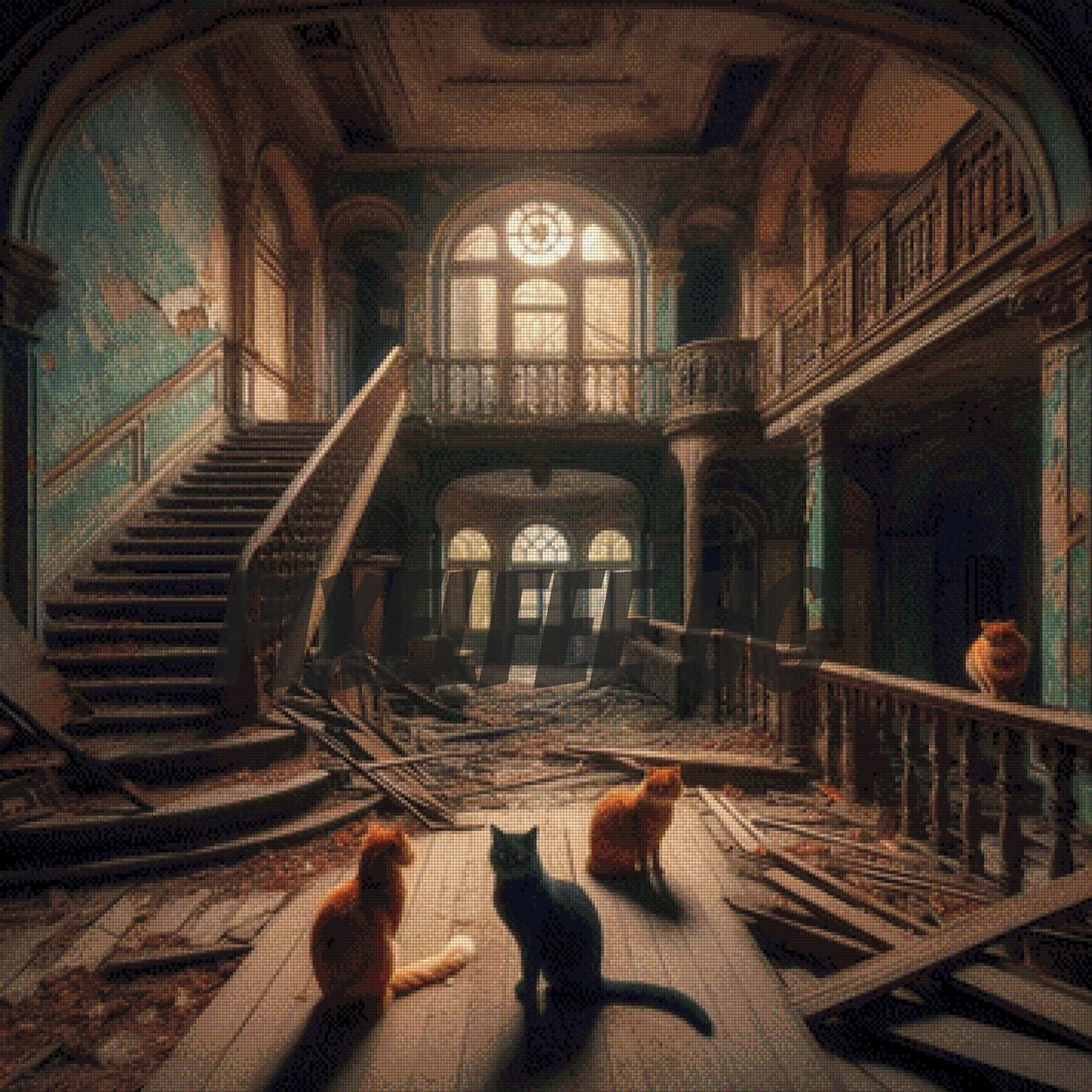 Pixelfee Diamond Painting new owner of the lost villa #3 von Pears