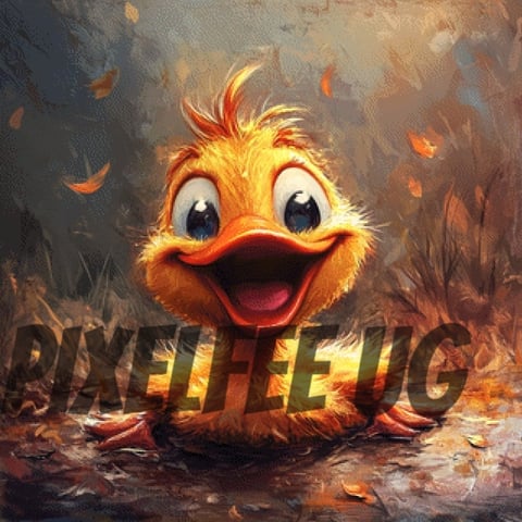 Pixelfee Diamond Painting Ducky von Kreativköter