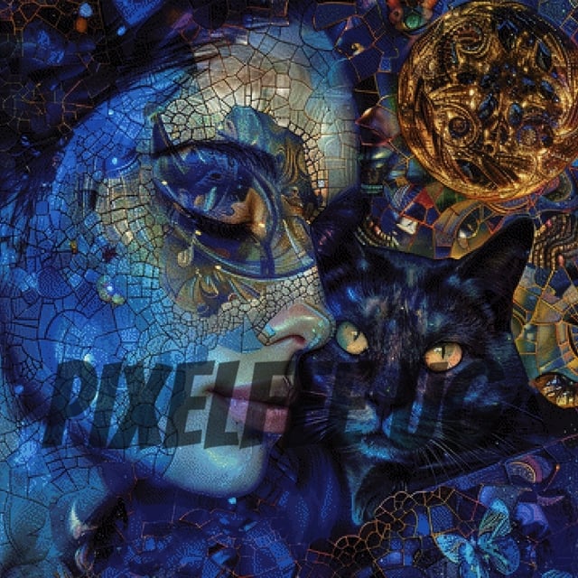 Pixelfee Diamond Painting Me and my Friend von Sandrietta_ai