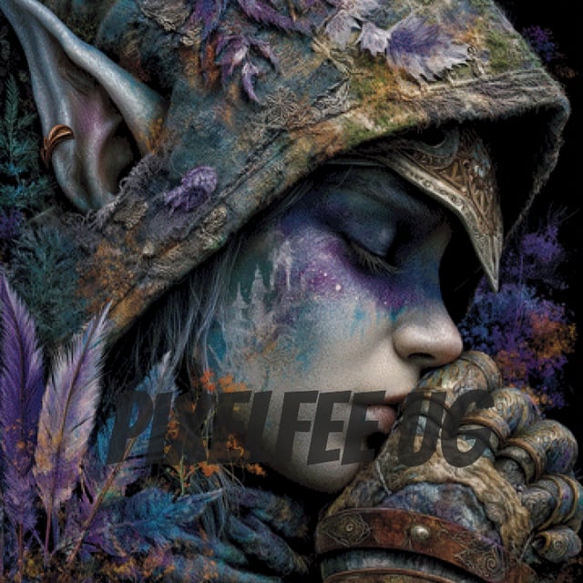 Pixelfee Diamond Painting Waldelfe von Lexxa