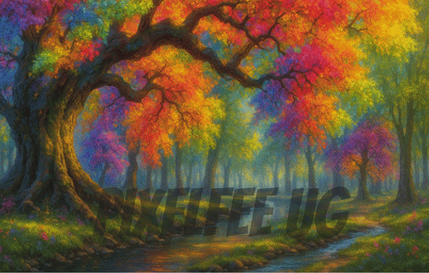 Pixelfee Diamond Painting Wald der Farben von ArtRosa