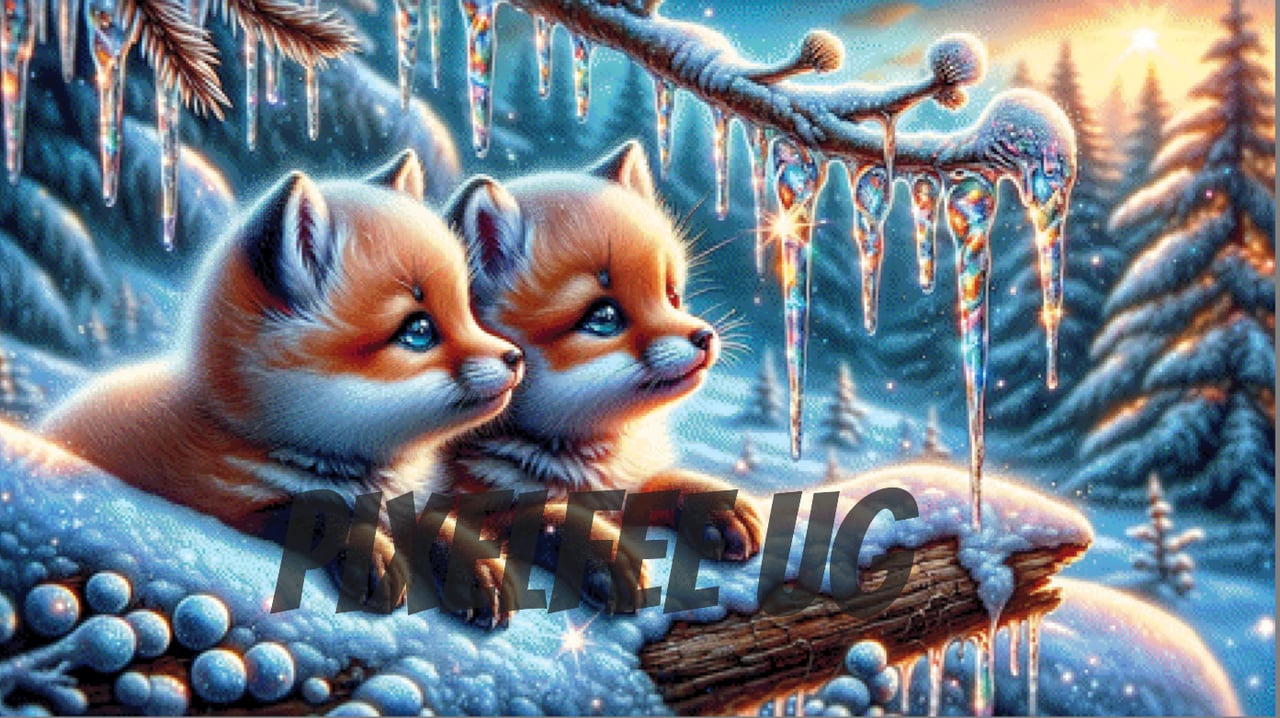 Pixelfee Diamond Painting Diamantenglanz beobachten von Tante Tati