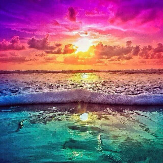 Pixelfee Diamond Painting Bild : Sunrise