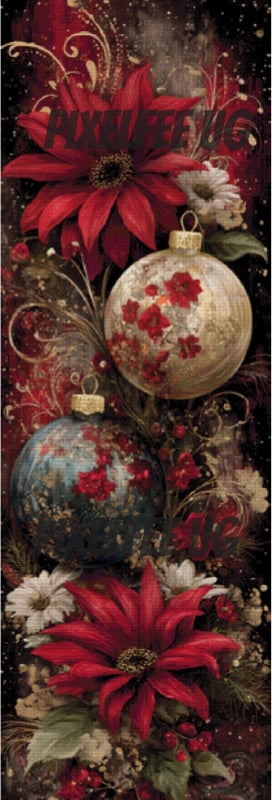 Pixelfee Diamond Painting Christmas Flower von Lexxa