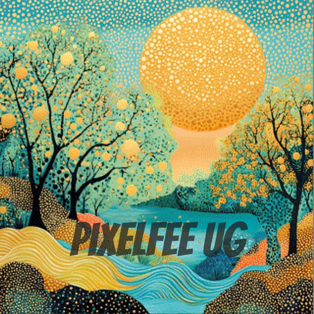 Pixelfee Diamond Painting SunRise #3 von NeikaDesigns