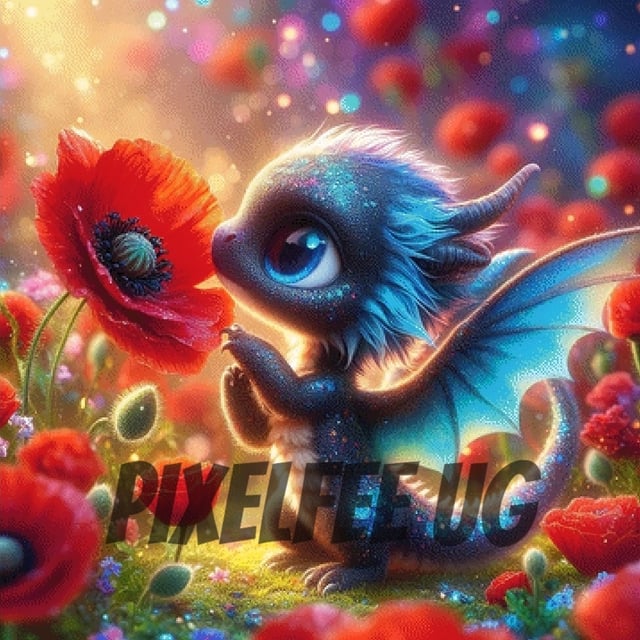 Pixelfee Diamond Painting Curiosity von Sandrietta_ai
