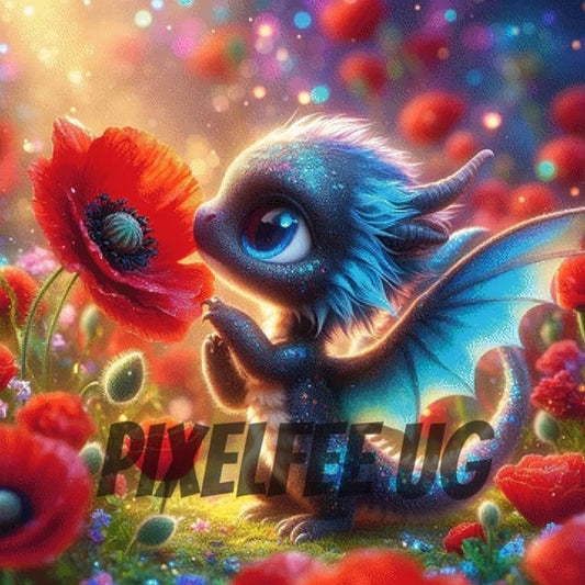 Pixelfee Diamond Painting Curiosity von Sandrietta_ai