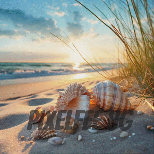 Pixelfee Diamond Painting Strandbad von ArtRosa