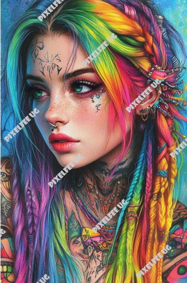 Pixelfee Diamond Painting Lara von Kreativköter