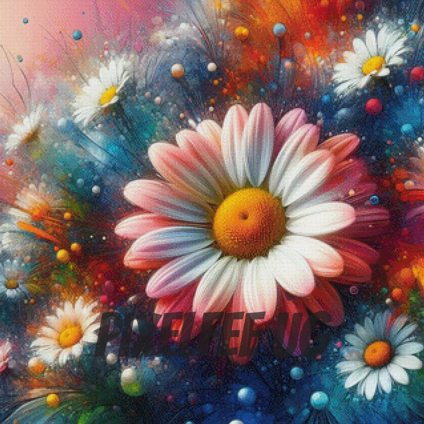 Pixelfee Diamond Painting Daisies von Pears
