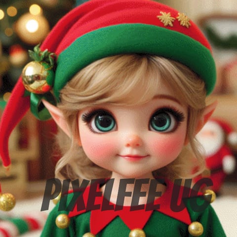 Pixelfee Diamond Painting little christmas helper von Pears