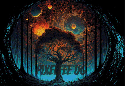 Pixelfee Diamond Painting Tree of mind von Bátor Gábor