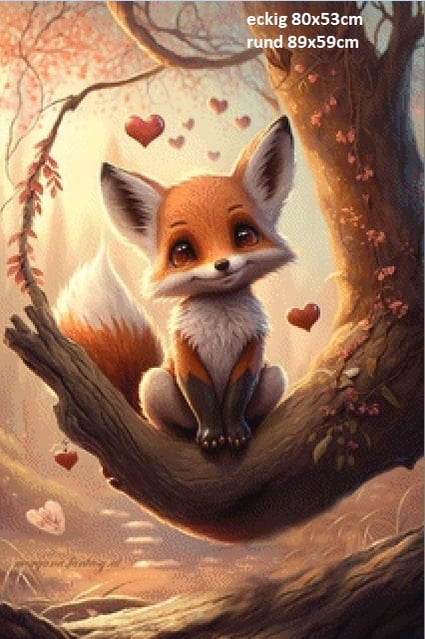Pixelfee Diamond Painting Morgana #24 Fuchs von Morgana.fantasy.ai