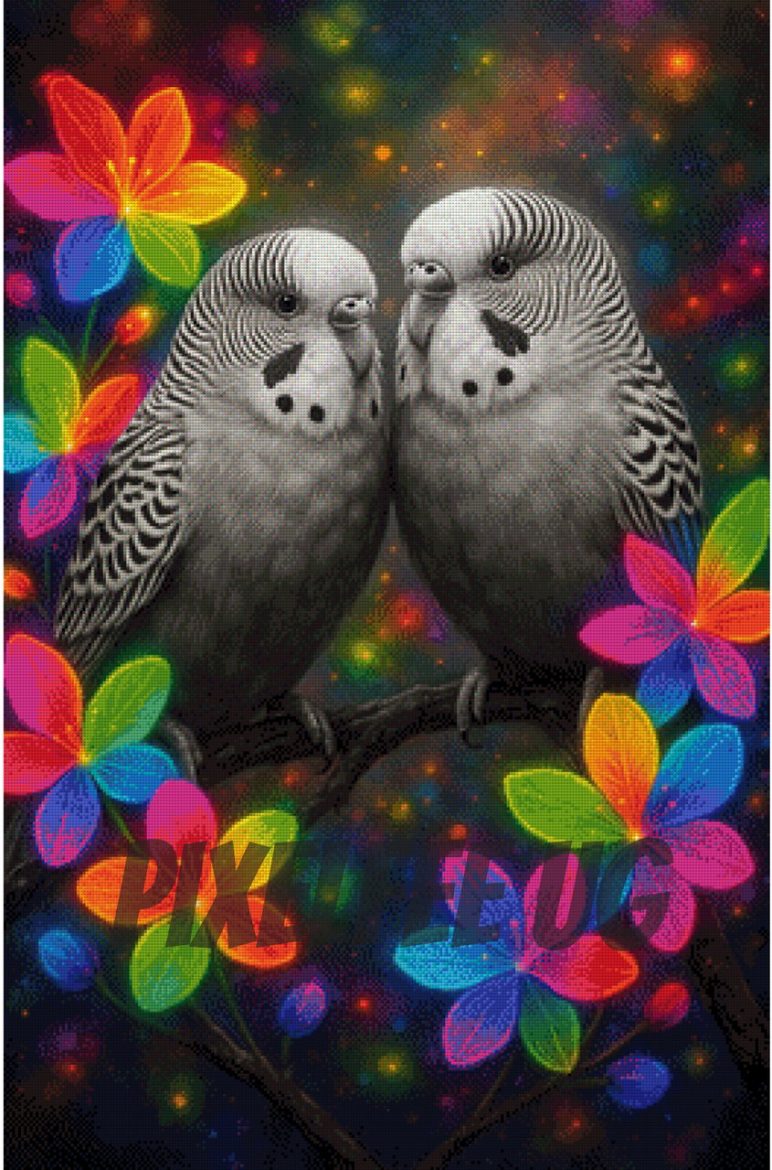 Pixelfee Diamond Painting Love is in the air von ArtRosa