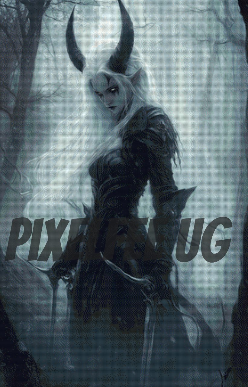 Pixelfee Diamond Painting Die Schwarze Dornkönigin von Sandrietta_ai