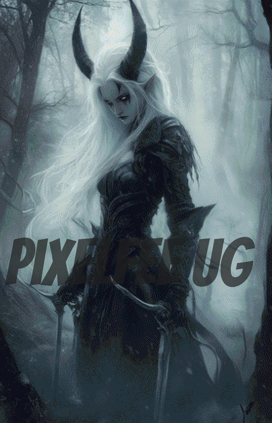 Pixelfee Diamond Painting Die Schwarze Dornkönigin von Sandrietta_ai