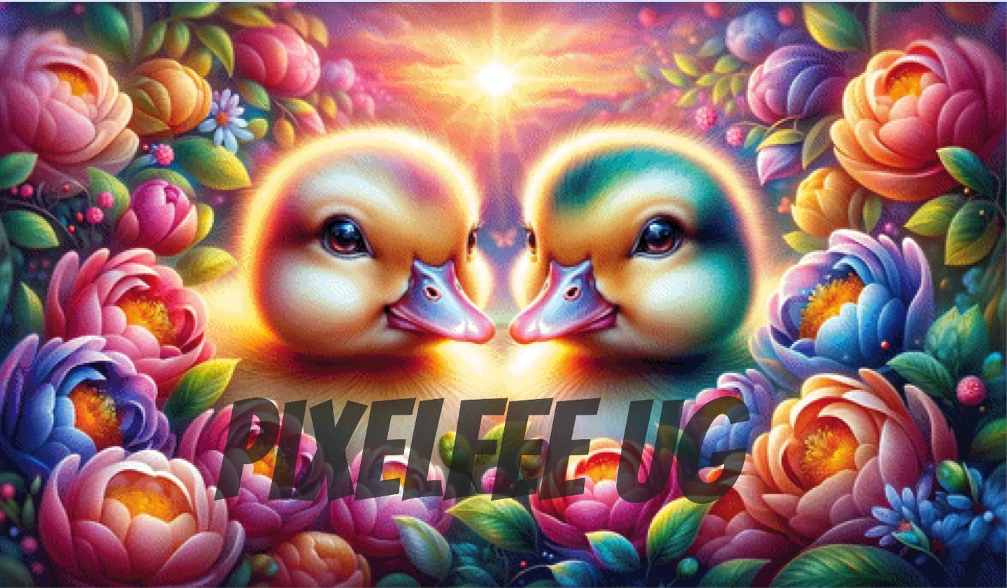 Pixelfee Diamond Painting The cute ducks von Tante Tati